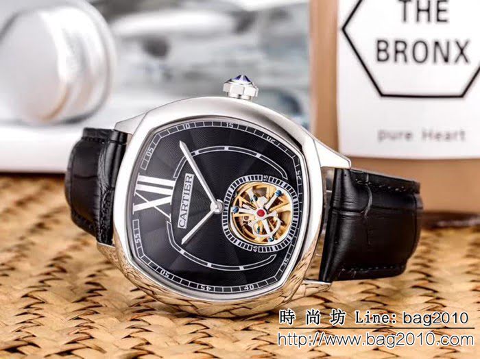 CARTIER卡地亞 簡約兩針飛輪 精品男士腕表 WSS3191